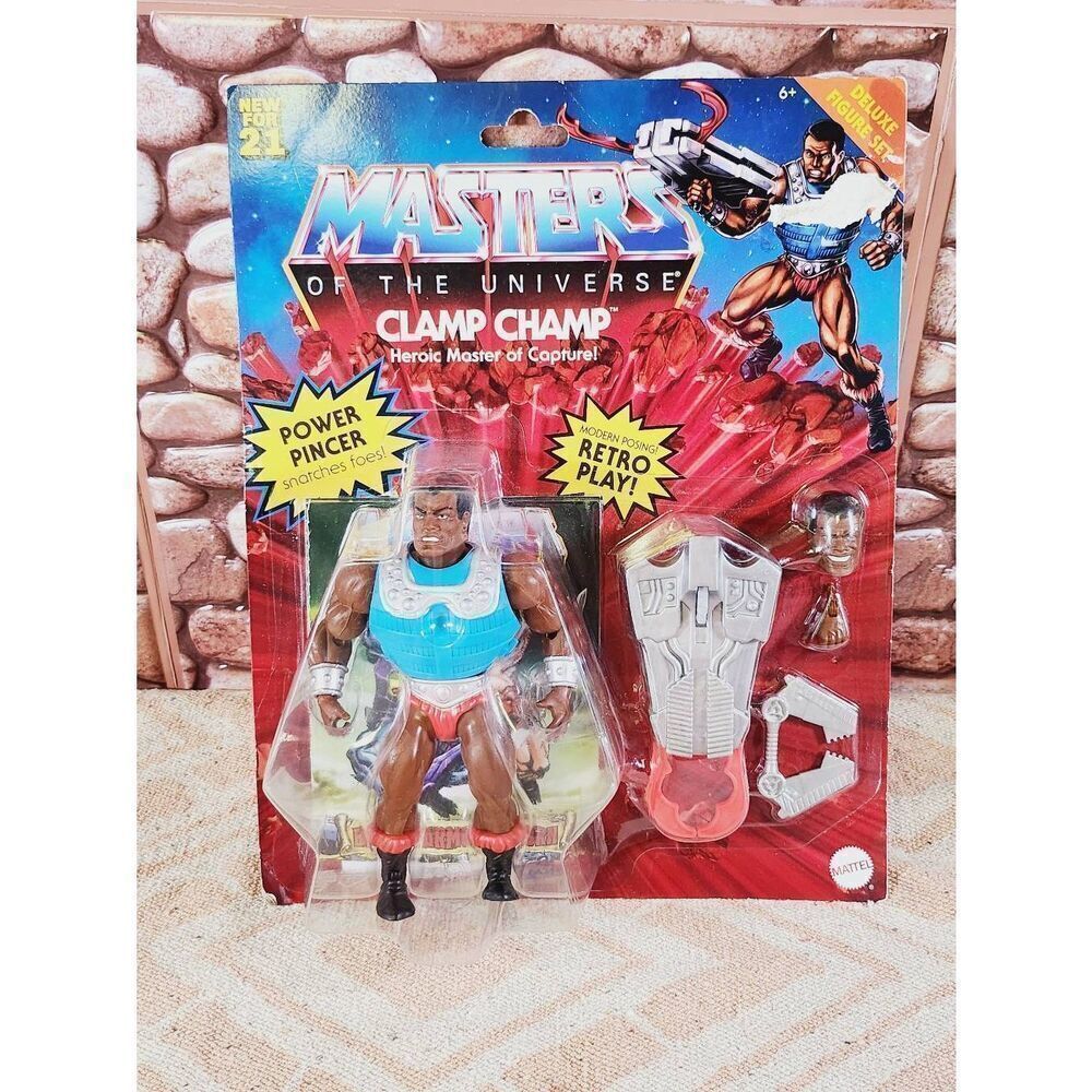 Masters of The Universe Clamp Champ Retro Play Action Figure #A66